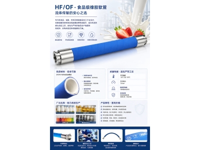 食品乳品飲料行業(yè)中的EPDM/NBR食品級橡膠軟管推薦